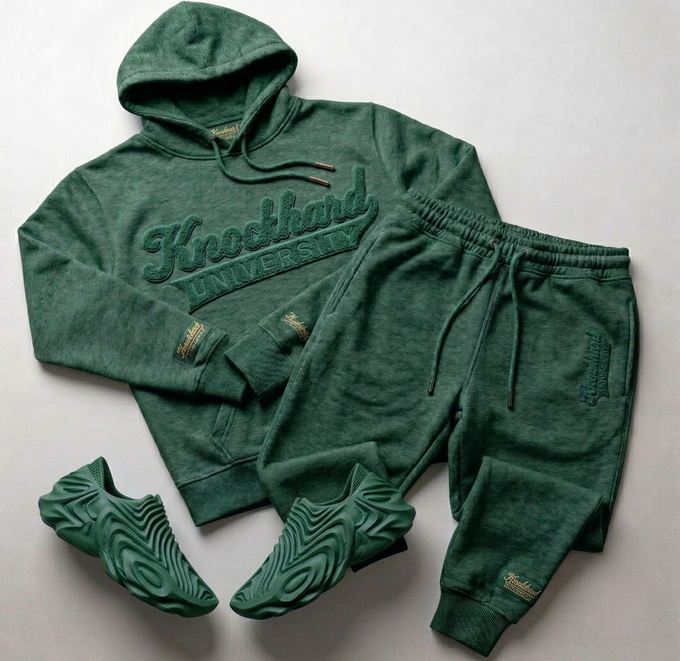KHU Matched Set in Ivy — hoodie & joggers