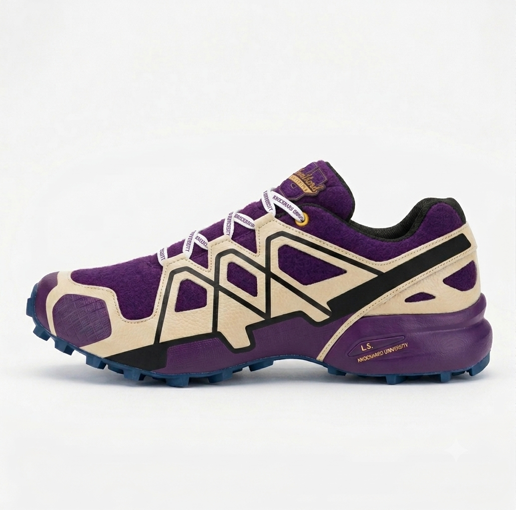 Varsity Purple Bone / Cream colorway