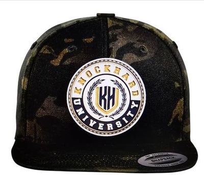 KHU Crest Snapback in Dark Camo