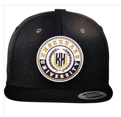 KHU Crest Snapback in All Black